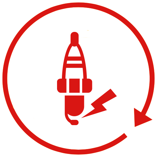 icono Sistema de inyeccion 2 ByB Mecanica rojo